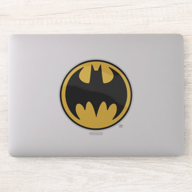 Batman Symbol | Dark Yellow Circle Logo (Computer)