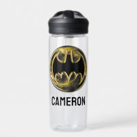 Batman Symbol | Gold Logo | Add Your Name