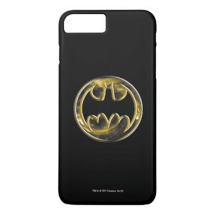 Batman Symbol   Gold Logo iPhone 8 Plus/7 Plus Case