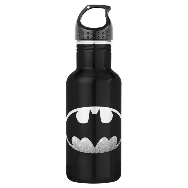 Batman Symbol | Grainy Logo 532 Ml Water Bottle (Front)