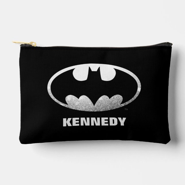 Batman Symbol | Grainy Logo Accessory Pouch (Front)