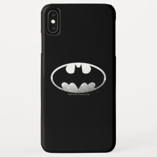 Batman Symbol Grainy Logo iPhone XS Max Case