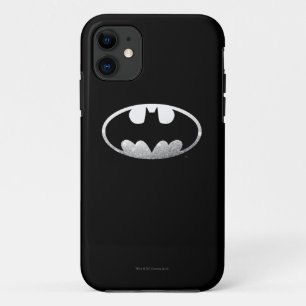 Batman Symbol   Grainy Logo iPhone 11 Case