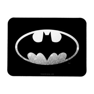 Batman Symbol   Grainy Logo Magnet