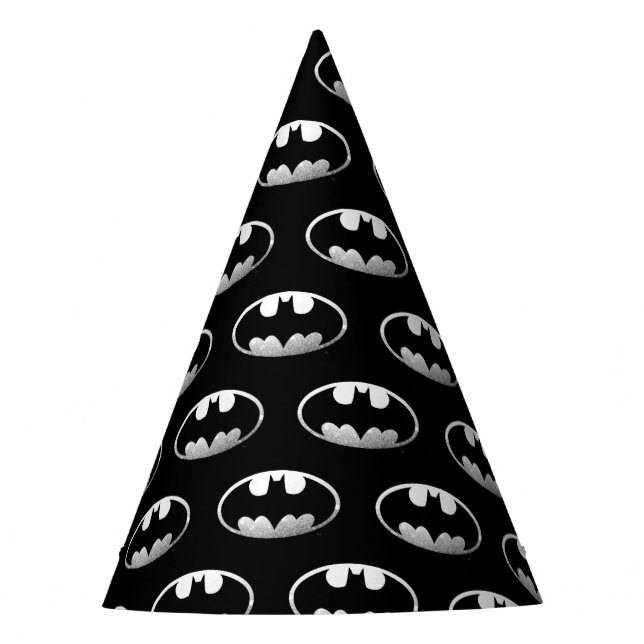 Batman Symbol | Grainy Logo Party Hat (Front)