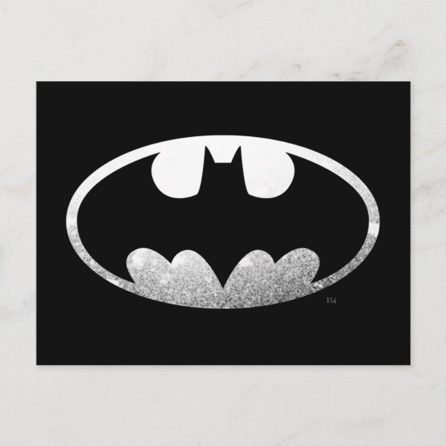Batman Symbol | Grainy Logo Postcard (Front)