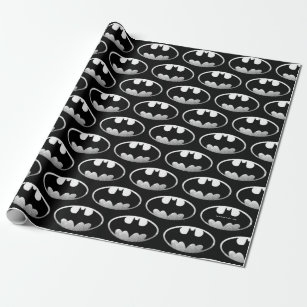 Batman Symbol   Grainy Logo Wrapping Paper