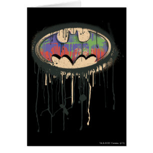 Batman Symbol   Green Purple Red Logo