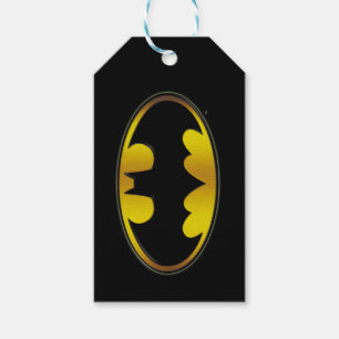 Batman Symbol Oval Gradient Logo Gift Tags