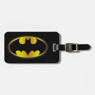 Batman Symbol   Oval Gradient Logo Luggage Tag