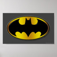 Batman Symbol | Oval Gradient Logo