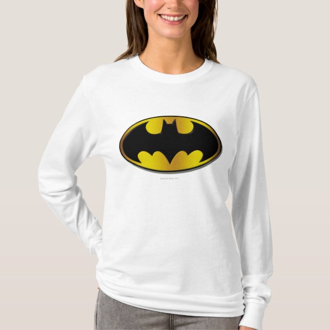 Batman Symbol | Oval Gradient Logo T-Shirt (Front)