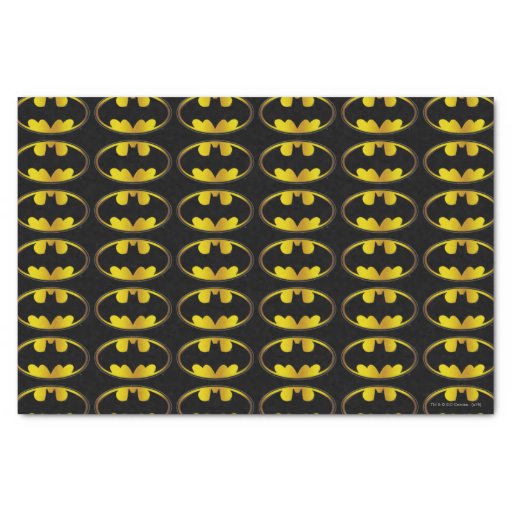 Image of Batman Symbol | Oval Gradient Logo Tissue Paper