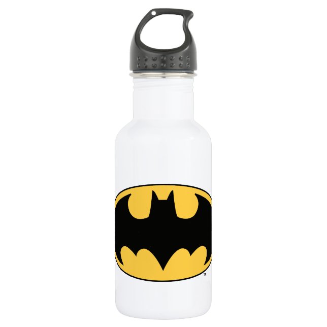Batman Symbol | Oval Logo 532 Ml Water Bottle (Front)