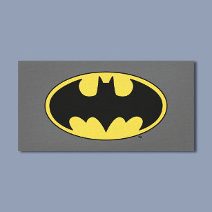 Batman Symbol   Oval Logo Canvas Print
