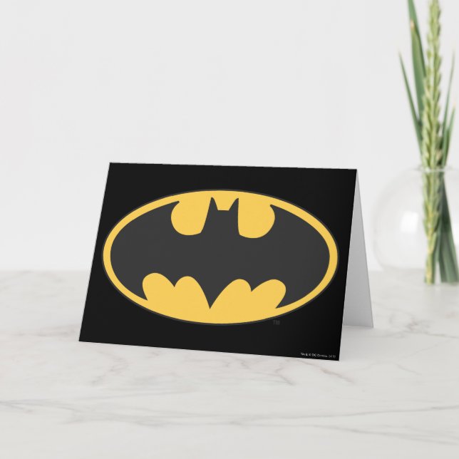 Batman Symbol | Oval Logo Card (Front)