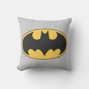 Batman Symbol   Oval Logo Cushion