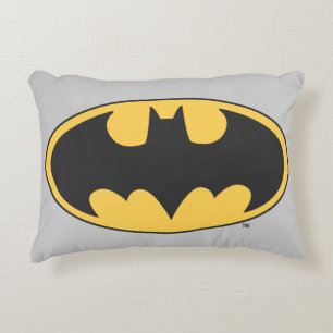 Batman Symbol   Oval Logo Decorative Cushion