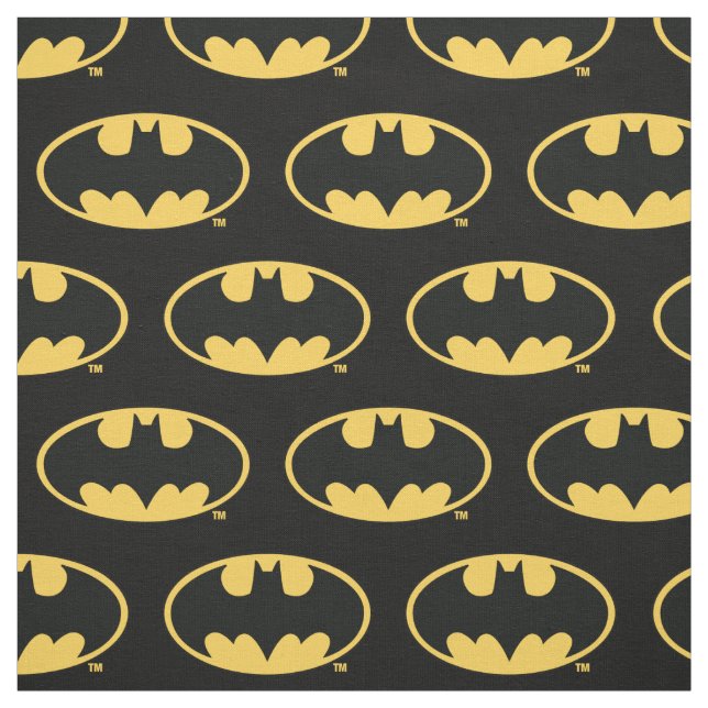 Batman Symbol | Oval Logo Fabric (Swatch)