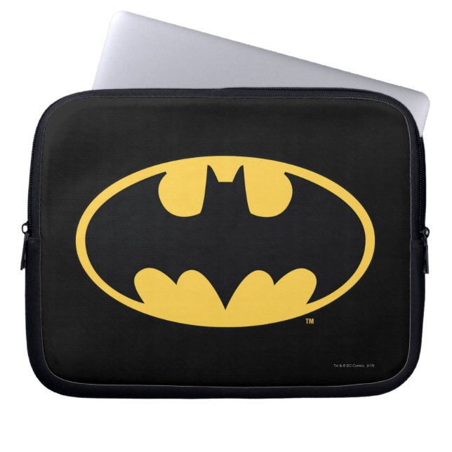 Batman Symbol | Oval Logo Laptop Sleeve (Front)