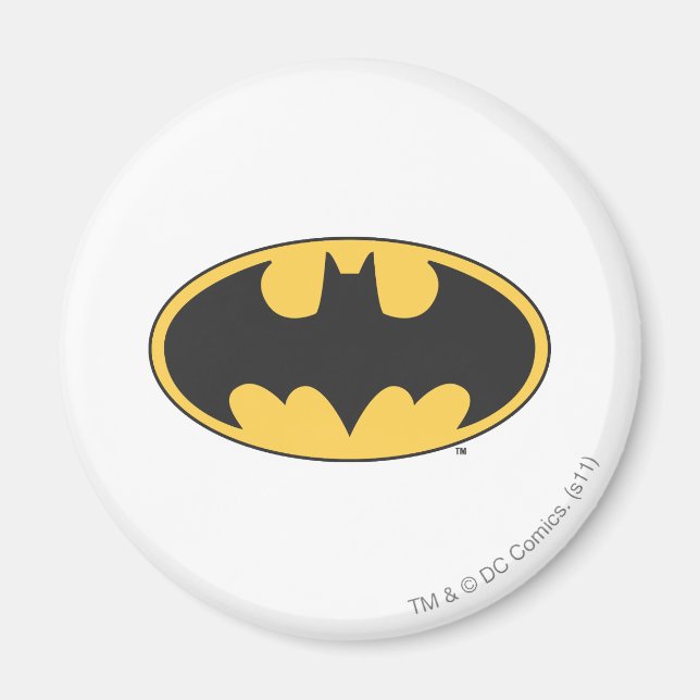 Batman Symbol | Oval Logo Magnet (Front)