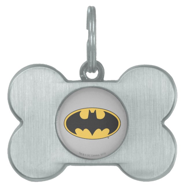 Batman Symbol | Oval Logo Pet Tag (Front)