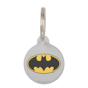 Batman Symbol Oval Logo Pet Tag