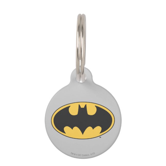 Batman Symbol | Oval Logo Pet Tag (Front)