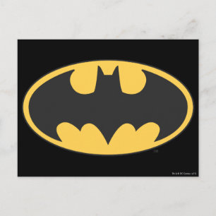 Batman Symbol   Oval Logo Postcard