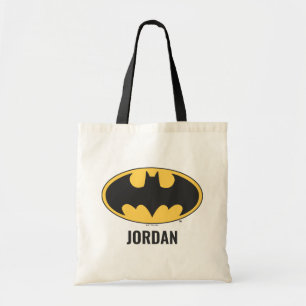 Batman Symbol   Oval Logo Tote Bag