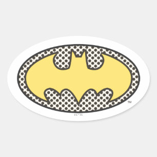 Batman Symbol Showtime Logo Oval Sticker
