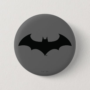 Batman Symbol Simple Bat Silhouette Logo 6 Cm Round Badge