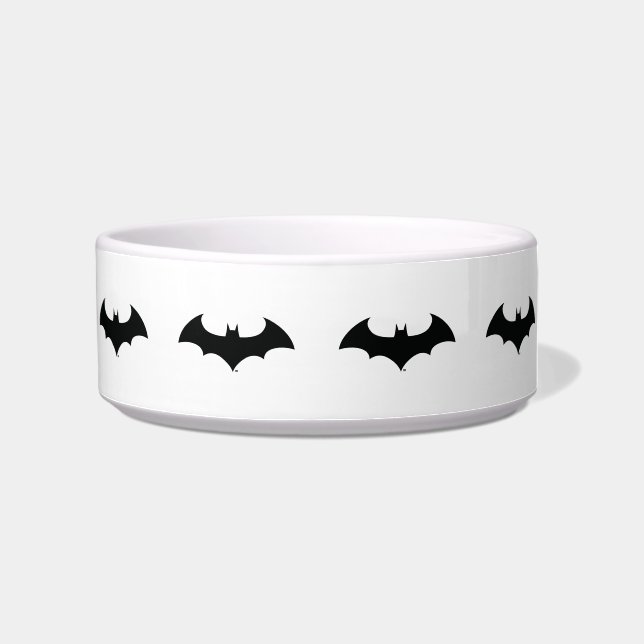 Batman Symbol | Simple Bat Silhouette Logo Bowl (Right)