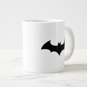 Batman Symbol   Simple Bat Silhouette Logo Large Coffee Mug