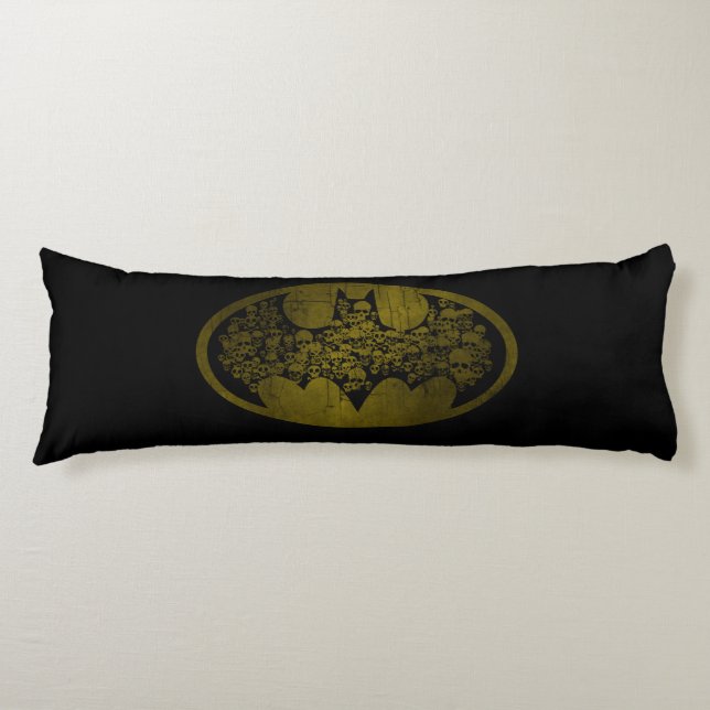 Batman Symbol | Skulls in Bat Logo Body Cushion (Front)