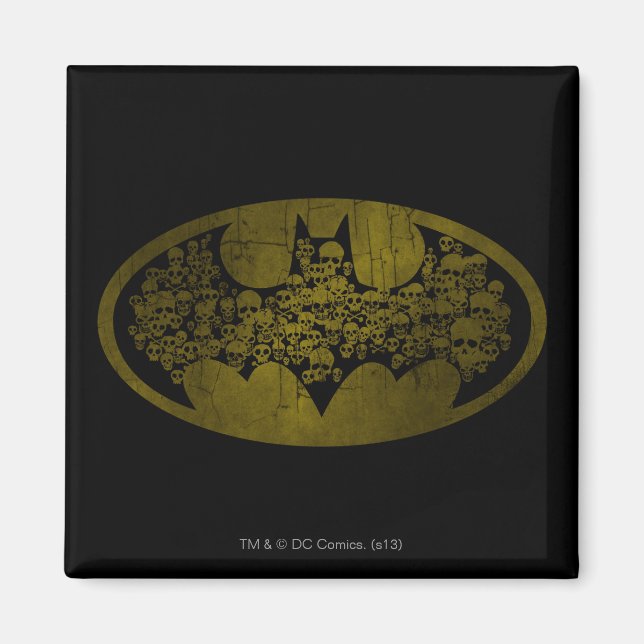 Batman Symbol | Skulls in Bat Logo Magnet (Front)