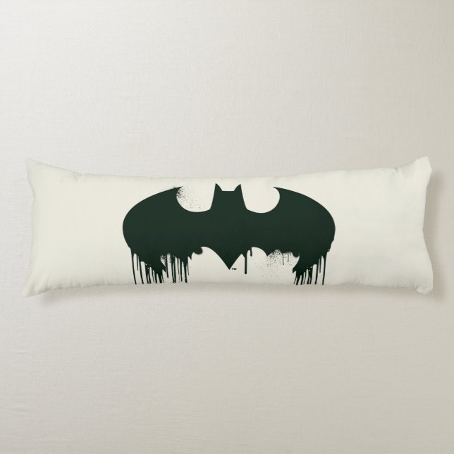 Batman Symbol | Spraypaint Logo Body Cushion (Front)