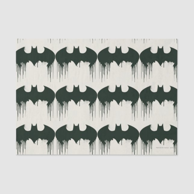 Batman Symbol | Spraypaint Logo Tissue Paper (Front)