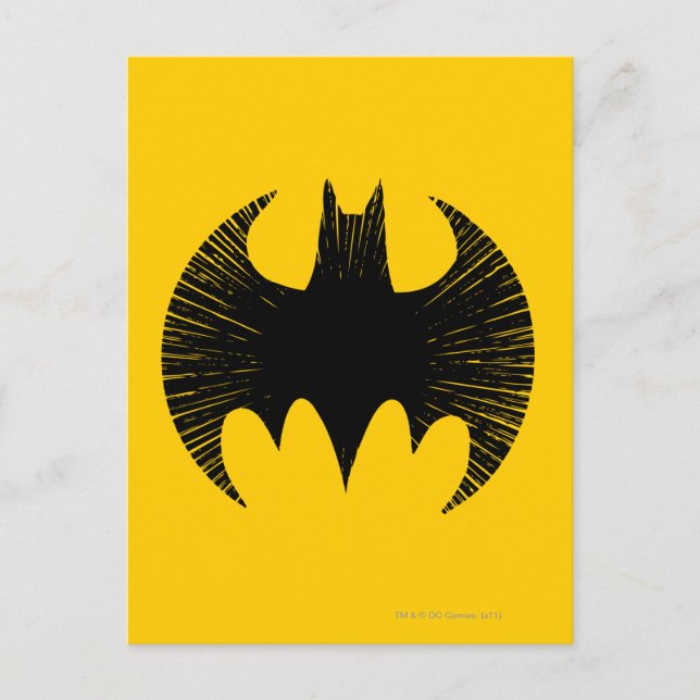 Batman Symbol | Streak Logo Postcard (Front)