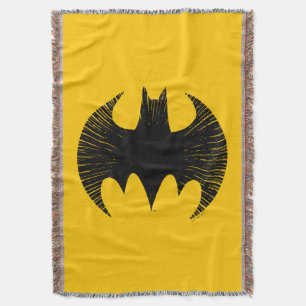 Batman Symbol Streak Logo Throw Blanket