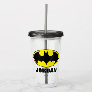 Batman Symbol   Team Batman Acrylic Tumbler