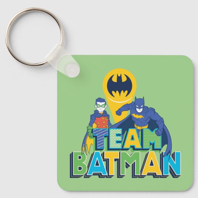 Batman | Team Batman & Robin Key Ring (Front)