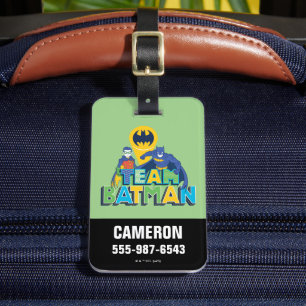 Batman   Team Batman & Robin Luggage Tag