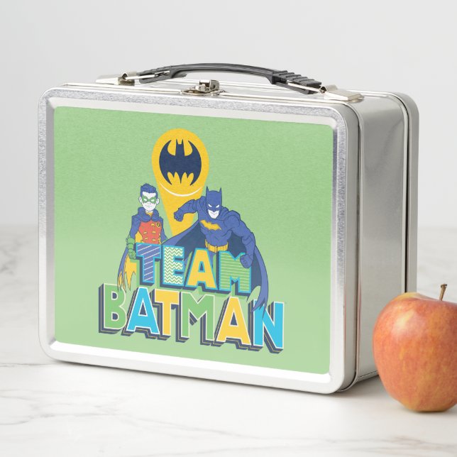 Batman | Team Batman & Robin Metal Lunch Box (In Situ)
