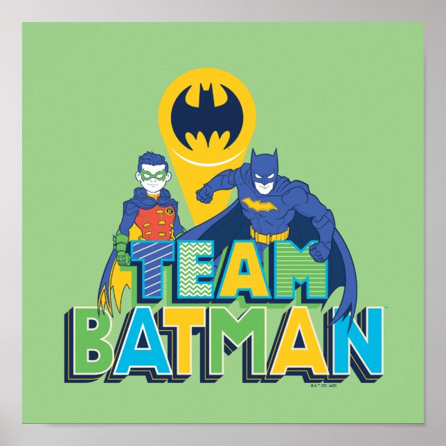 Batman | Team Batman & Robin Poster (Front)