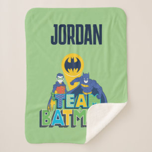 Batman   Team Batman & Robin Sherpa Blanket
