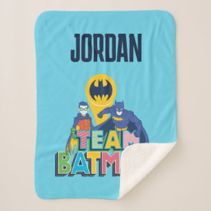 Batman   Team Batman Sherpa Blanket