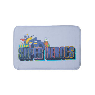Batman   Team Super Heroes Bath Mat