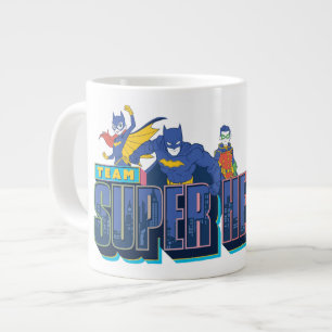 Batman   Team Super Heroes Large Coffee Mug