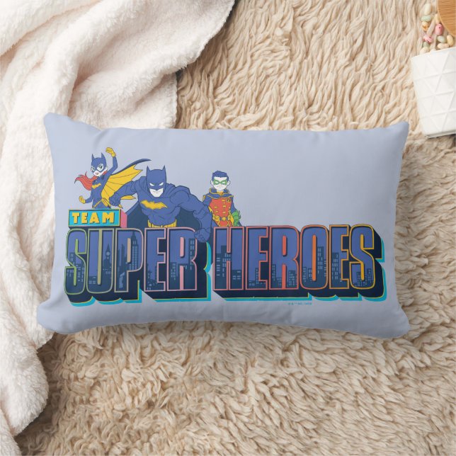 Batman | Team Super Heroes Lumbar Cushion (Blanket)